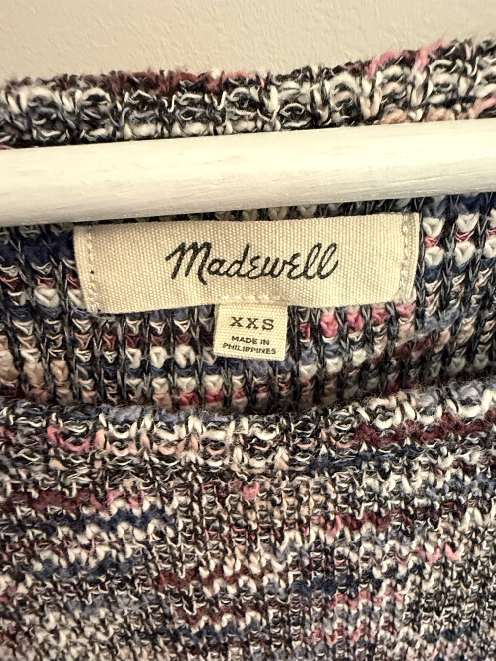 Madewell Multicolor Marled Crewneck Sweater - Picture 2 of 3